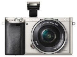 Sony - A6000 24MP 16-50MM Lens Camera - Silver